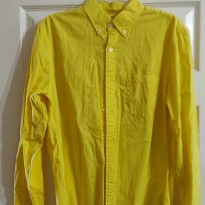 J Crew yellow dress shirt